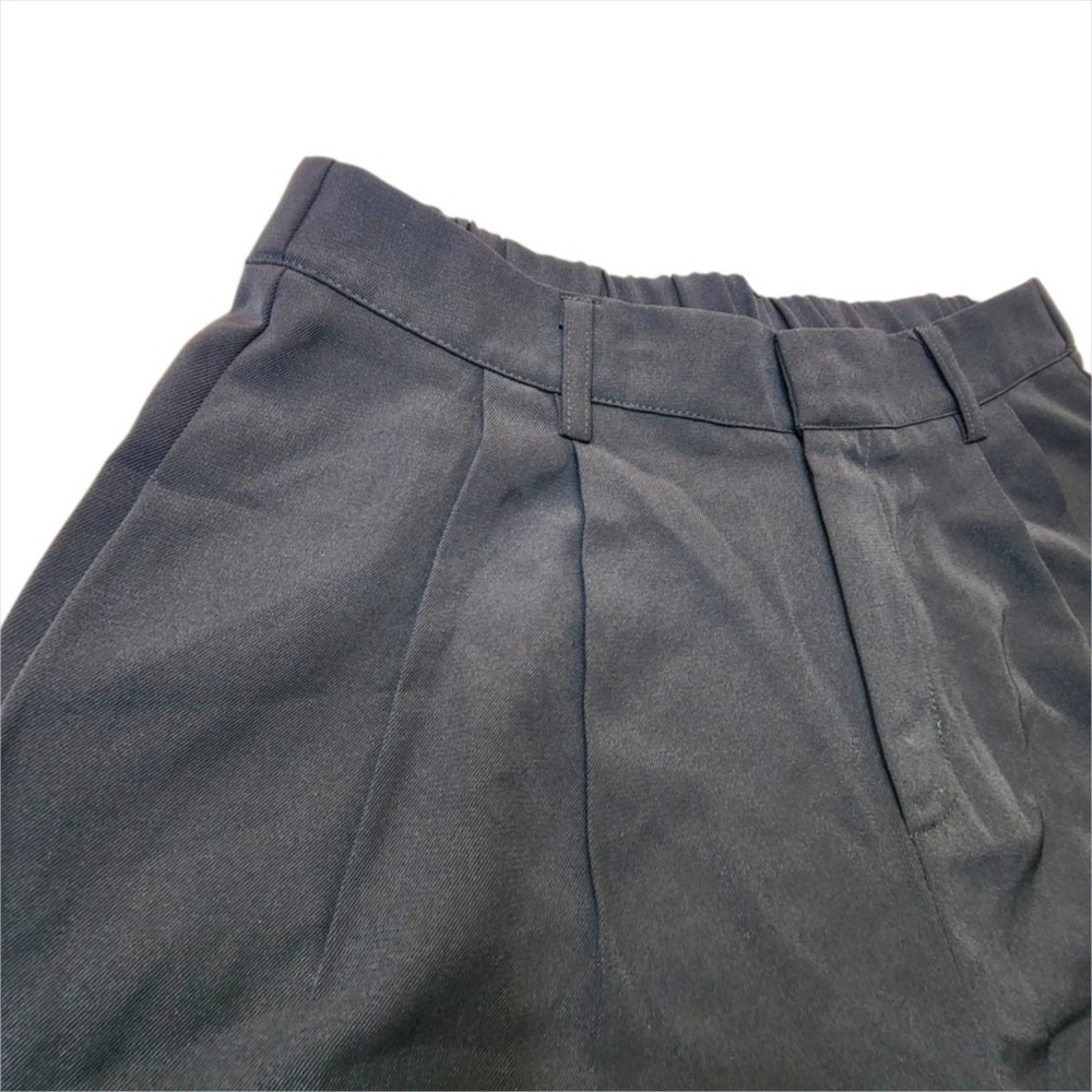 Shein Petite Large Wide Leg Dress Trouser Pull on Black - Picture 7 of 8